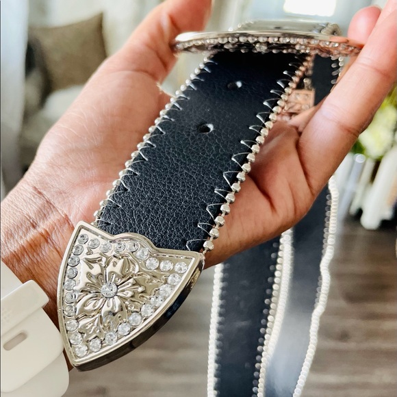 Bling Embellished Belt S/M - Picture 5 of 8